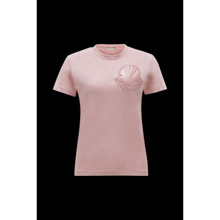 몽클레어 여성 티셔츠 MONCLER 로고 인서트 티셔츠 I20938C00018829HP523