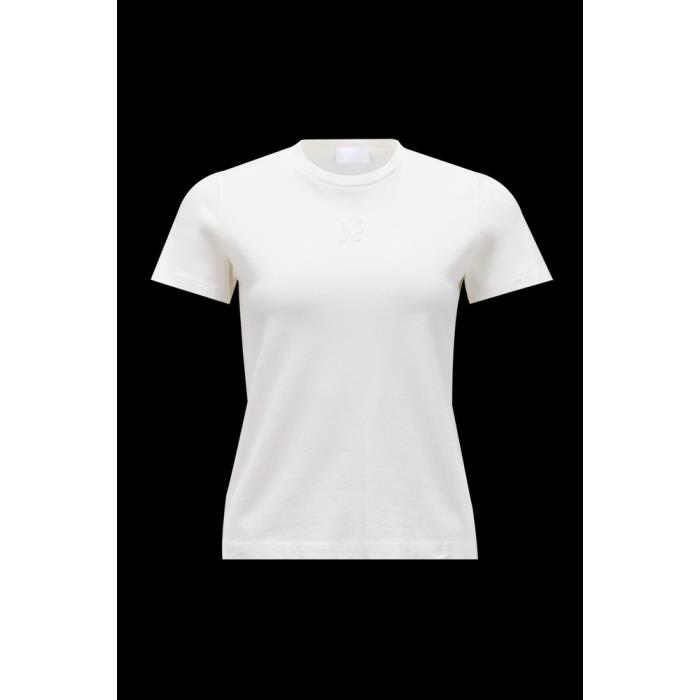 몽클레어 여성 티셔츠 MONCLER 로고 자수 티셔츠 J10938C00019M392603D