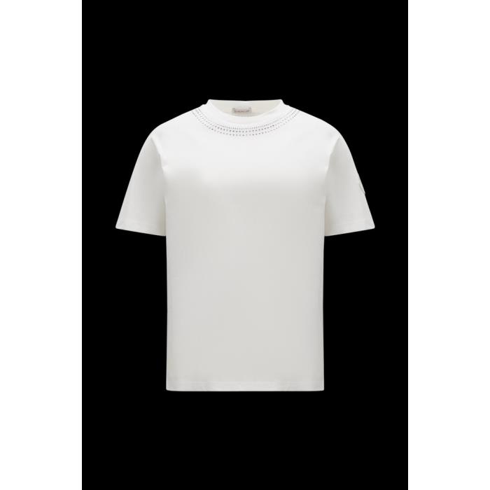 몽클레어 여성 티셔츠 MONCLER 크리스탈 장식 티셔츠 I20938C00015829HP033