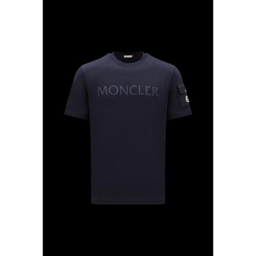 몽클레어 남성 티셔츠 A 로고 티셔츠 I20918C000088390T778