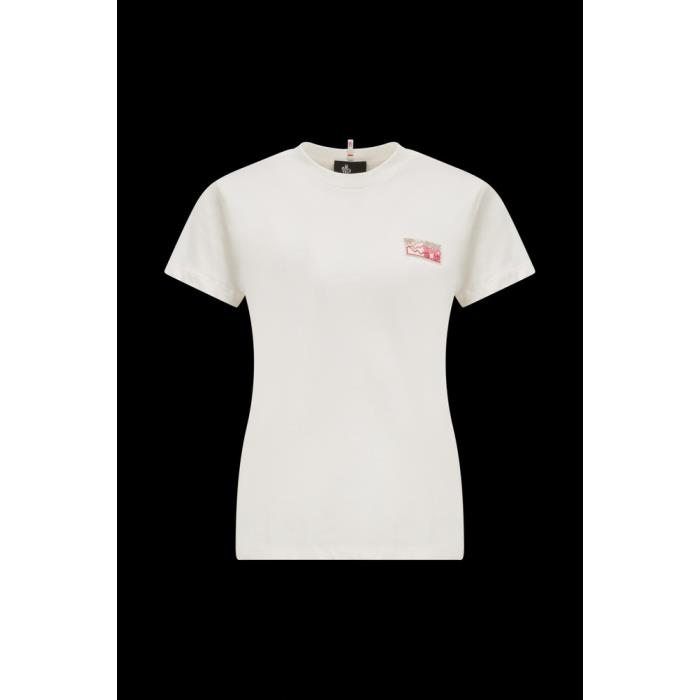 몽클레어 여성 티셔츠 MONCLER 마운틴 로고 티셔츠 I20988C000068390T034