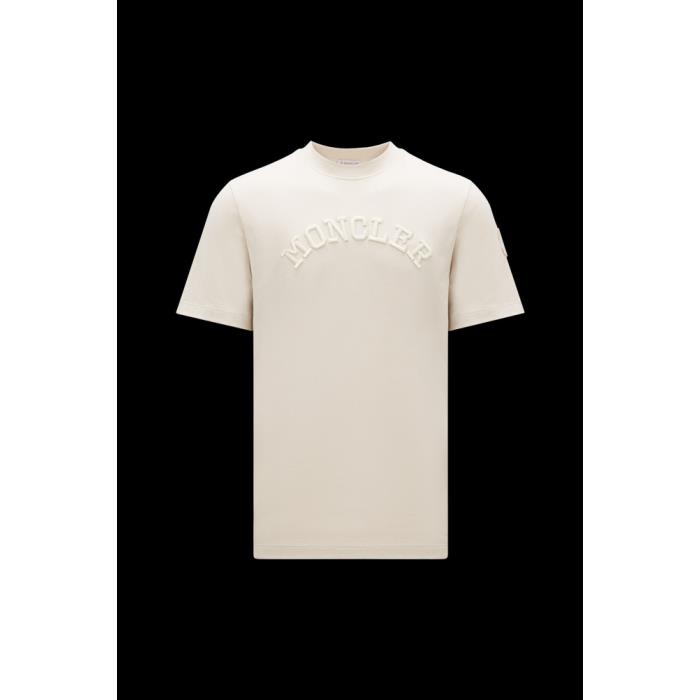 몽클레어 남성 티셔츠 MONCLER 로고 자수 티셔츠 I20918C0006489AA220F