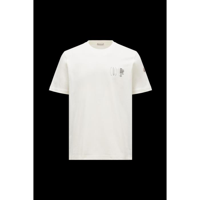 몽클레어 남성 티셔츠 MONCLER 프린트 패턴 티셔츠 J10918C0004389AJS034
