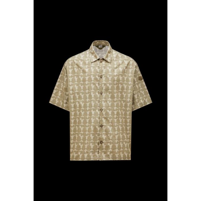 몽클레어 남성 티셔츠 MONCLER 로고 프린트 코튼 셔츠 J10912F00007597KVF82