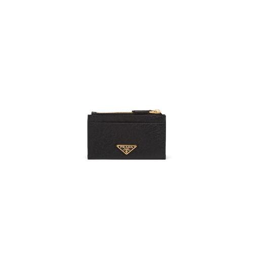 프라다 여성 지갑 PRADA 사피아노 가죽 카드 홀더 1MC026_QHH_F0002