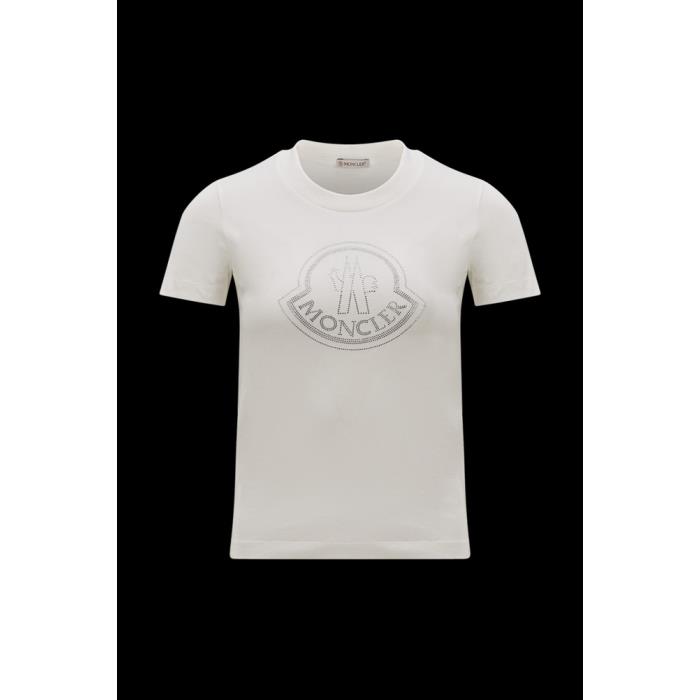 몽클레어 여성 티셔츠 MONCLER 크리스탈 로고 티셔츠 I20938C00034829FB033