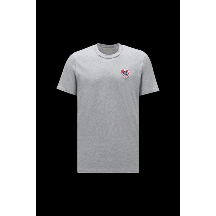 몽클레어 남성 티셔츠 MONCLER 하트 로고 티셔츠 I20918C000418390T984