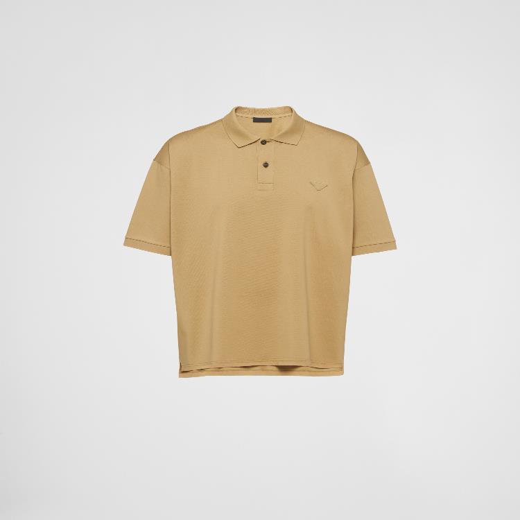 프라다 남성 티셔츠 PRADA 오버사이즈 코튼 폴로 셔츠 UJN817_XGS_F0241_S_WMO