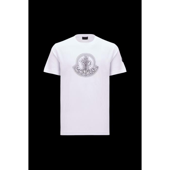 몽클레어 남성 티셔츠 MONCLER 로고 패턴 티셔츠 J10918C0002889A17001