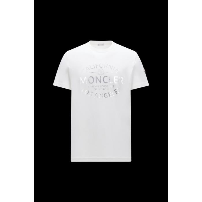 몽클레어 남성 티셔츠 MONCLER 메탈릭 로고 티셔츠 J10918C0004089AJS034