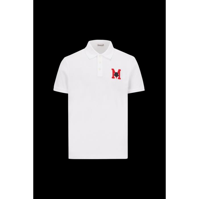 몽클레어 남성 티셔츠 MONCLER 자수 모노그램 폴로 셔츠 J10918A0000889A16002