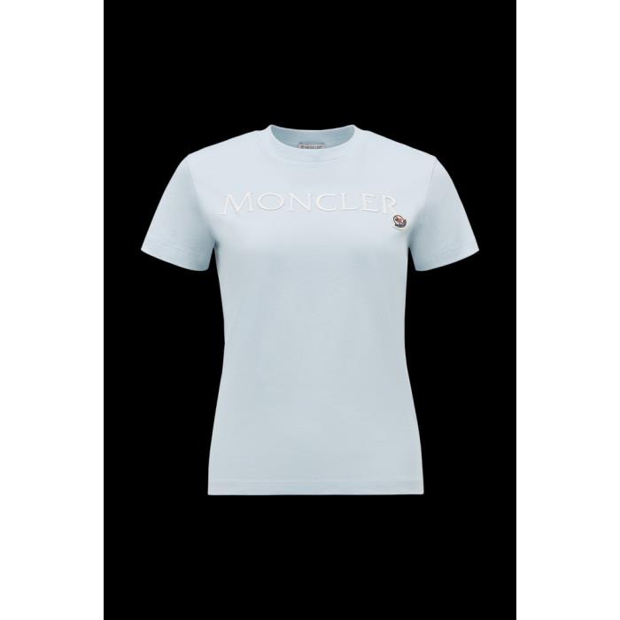 몽클레어 여성 티셔츠 MONCLER 로고 자수 티셔츠 J10938C00006829HP70S