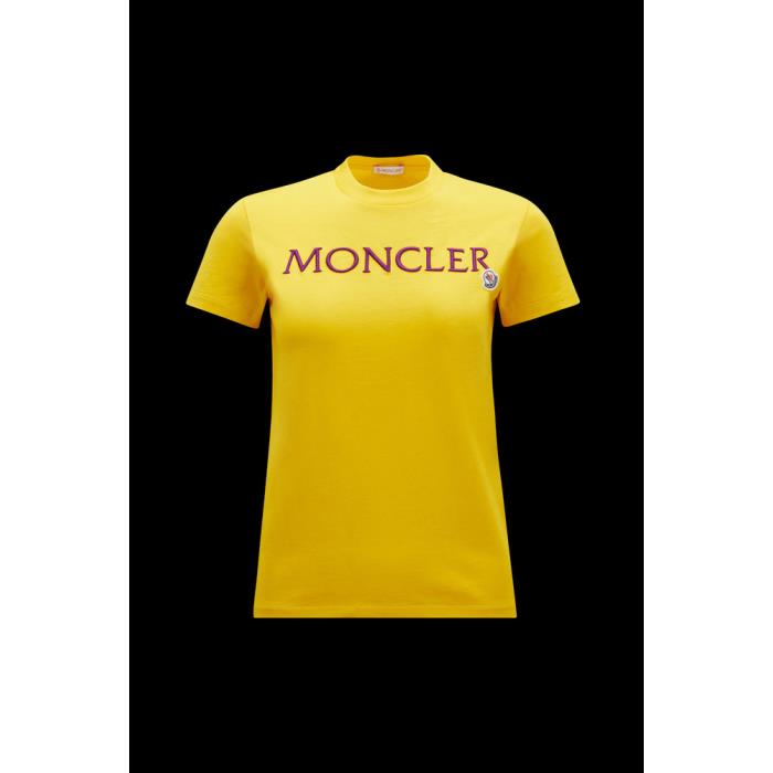 몽클레어 여성 티셔츠 MONCLER 로고 자수 티셔츠 I20938C00016829HP127