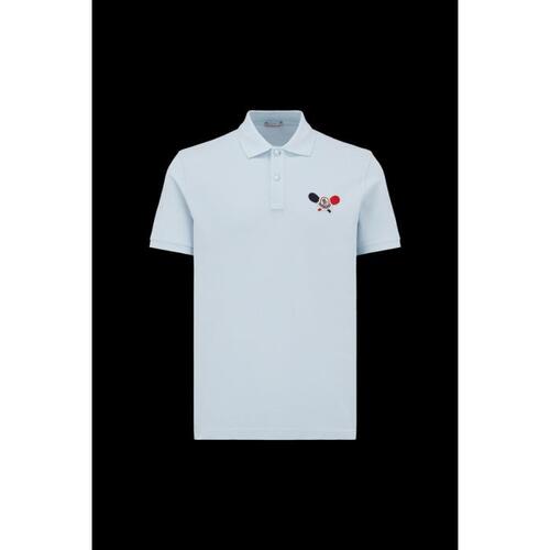몽클레어 남성 티셔츠 MONCLER 테니스 로고 인서트 폴로 셔츠 J10918A0000989A1670C