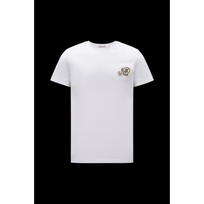 몽클레어 남성 티셔츠 MONCLER 더블 로고 인서트 티셔츠 J10918C000588390Y001