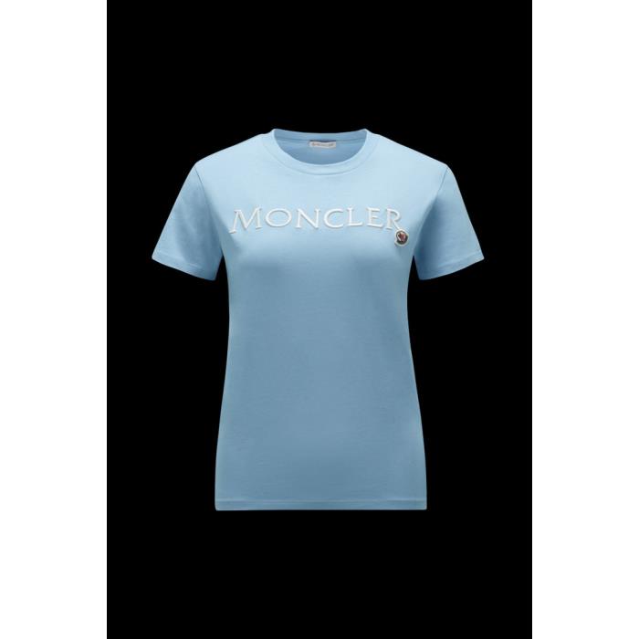 몽클레어 여성 티셔츠 MONCLER 로고 자수 티셔츠 I20938C00016829HP71Q