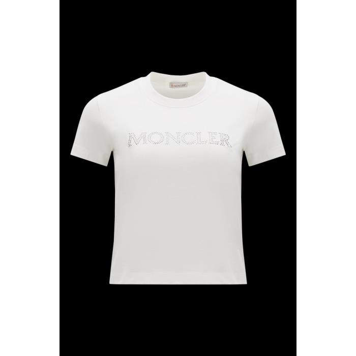 몽클레어 여성 티셔츠 MONCLER 크리스탈 로고 티셔츠 I20938C00014829HP033
