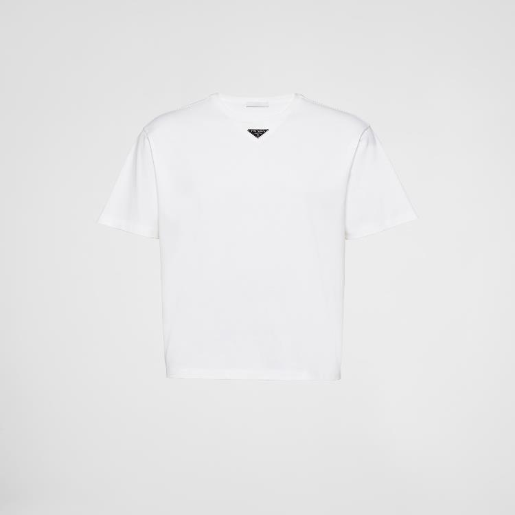 프라다 남성 티셔츠 PRADA 코튼 티셔츠 UJN861_240_F0009_S_232