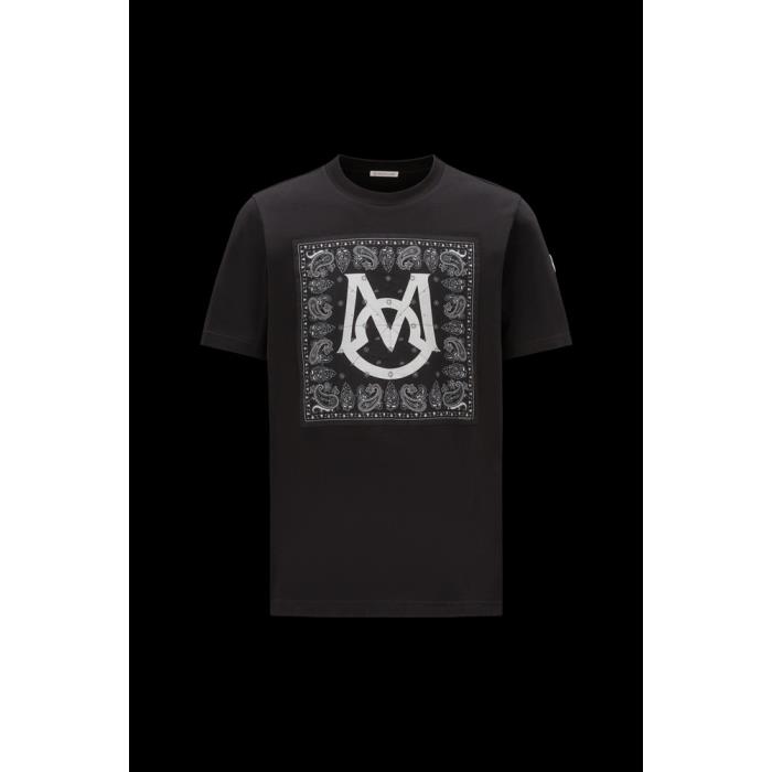 몽클레어 남성 티셔츠 MONCLER 반다나 패턴 티셔츠 I20918C0000689A2F999