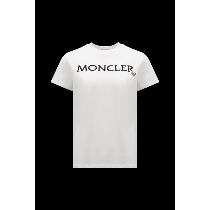 몽클레어 여성 티셔츠 MONCLER 로고 자수 티셔츠 I10938C00009829HP033