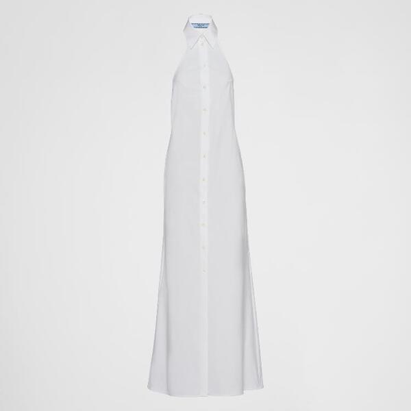 프라다 여성 원피스 롱 포플린 셔츠 드레스 P3K21_1XV2_F0009_S_231