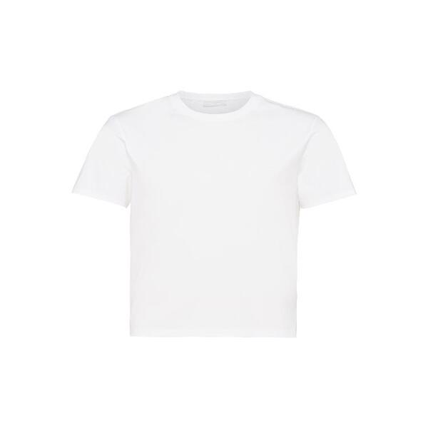프라다 남성 티셔츠 PRADA 스트레치 코튼 티셔츠 UJN712_1YDP_F0009_S_211