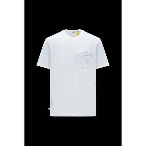 몽클레어 남성 티셔츠 A 로고 티셔츠 I209U8C00005M3265001