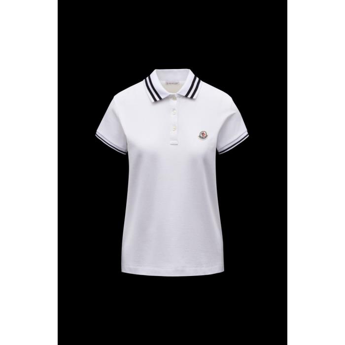 몽클레어 여성 티셔츠 MONCLER 로고 패치 폴로 셔츠 J10938A0000984720001
