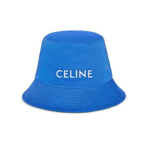 셀린느 여성 패션소품 CELINE 코튼 개버딘 CELINE 버킷 모자 CEL5GSN8BLUDZAAA00