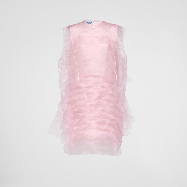 프라다 여성 원피스 PRADA 테크니컬 베일 드레스 P3M57_141H_F0028_S_OOO