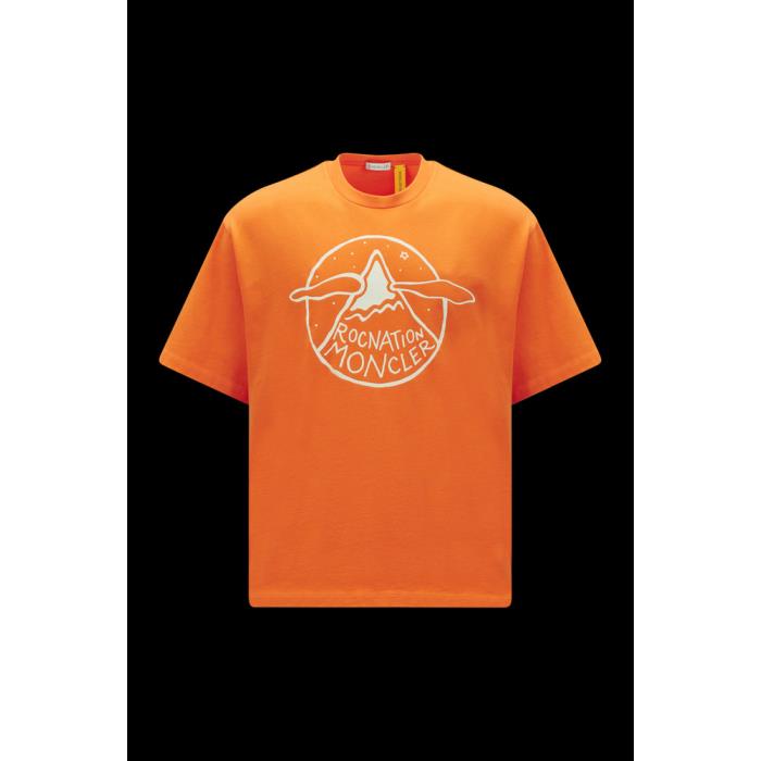 몽클레어 남성 티셔츠 MONCLER 로고 패턴 티셔츠 I209W8C0000689A8Y328