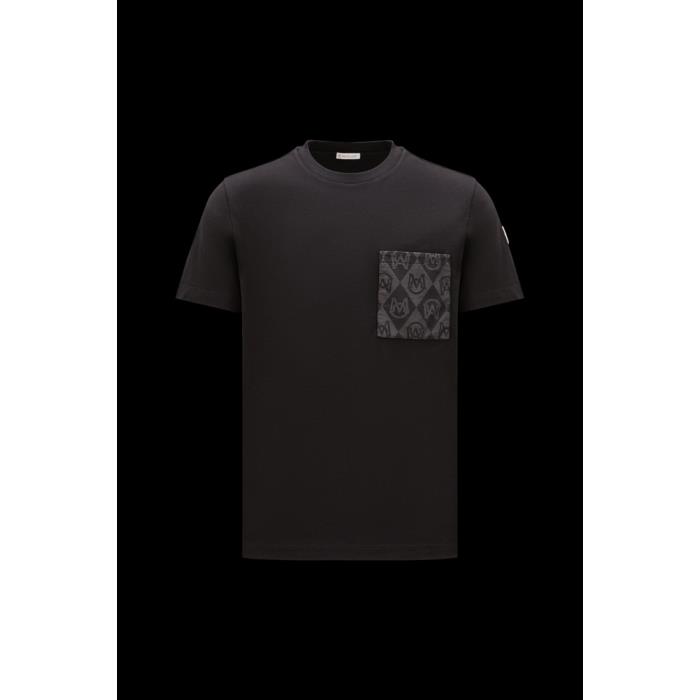 몽클레어 남성 티셔츠 MONCLER 모노그램 인서트 티셔츠 I20918C000298390T999