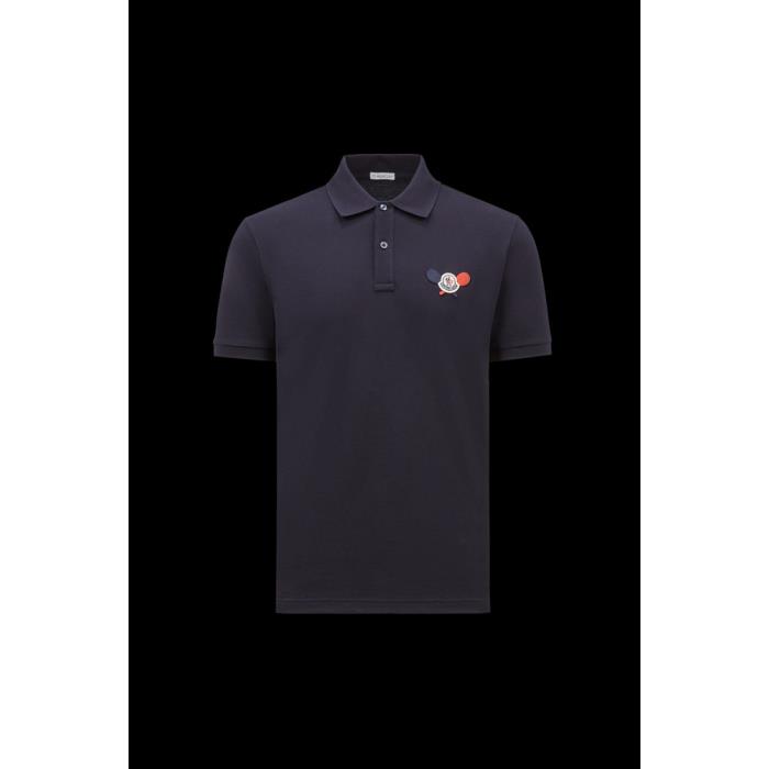 몽클레어 남성 티셔츠 MONCLER 테니스 로고 인서트 폴로 셔츠 J10918A0000989A1677X