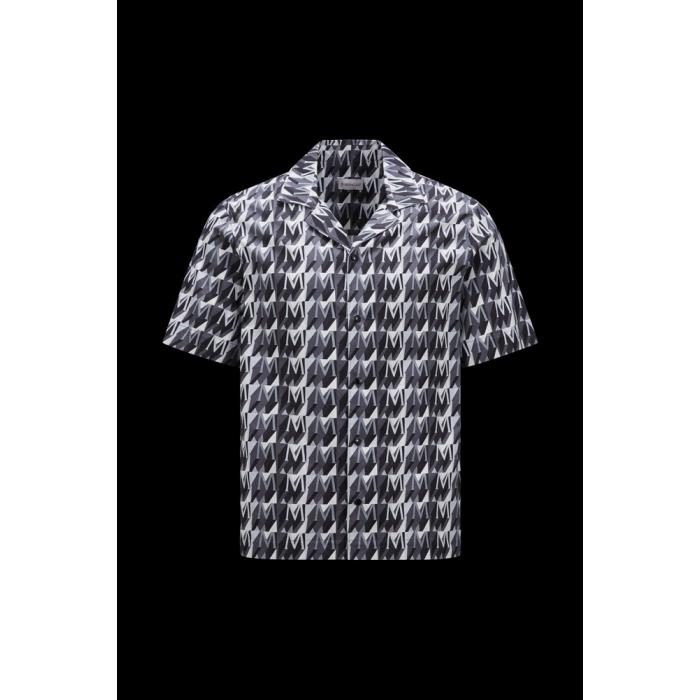 몽클레어 남성 티셔츠 MONCLER 모노그램 프린트 코튼 셔츠 J10912F00004597MZS99