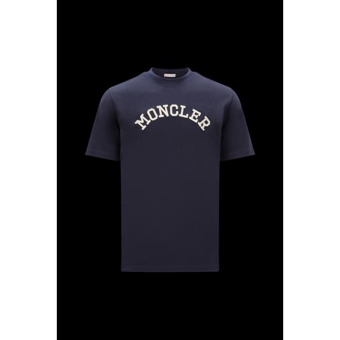 몽클레어 남성 티셔츠 MONCLER 로고 자수 티셔츠 I20918C0006489AA2778