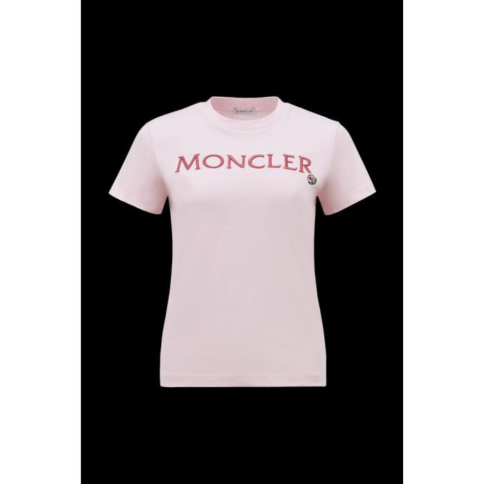 몽클레어 여성 티셔츠 MONCLER 로고 자수 티셔츠 J10938C00006829HP50B
